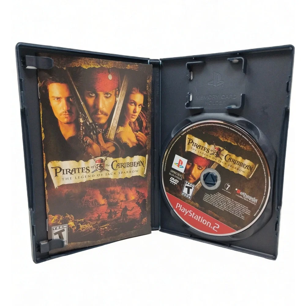 Pirates of the Caribbean Legend of Jack Sparrow PS2 Greatest Hits Adventure Game